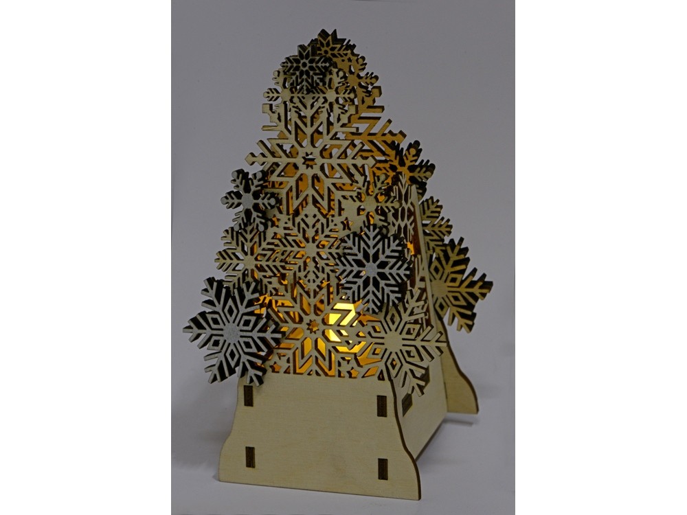 Декоративная фигура Ель с электрической свечой - 2