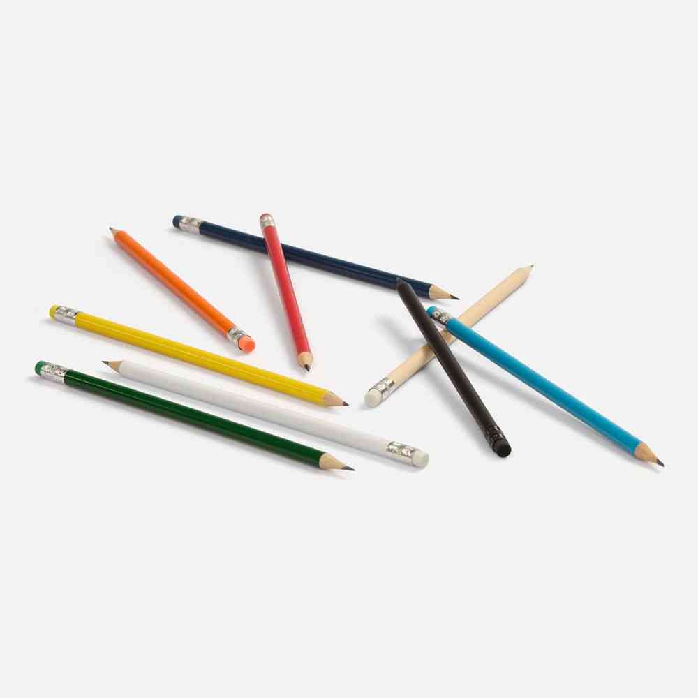 Карандаш простой Hand Friend с ластиком, синий - 3