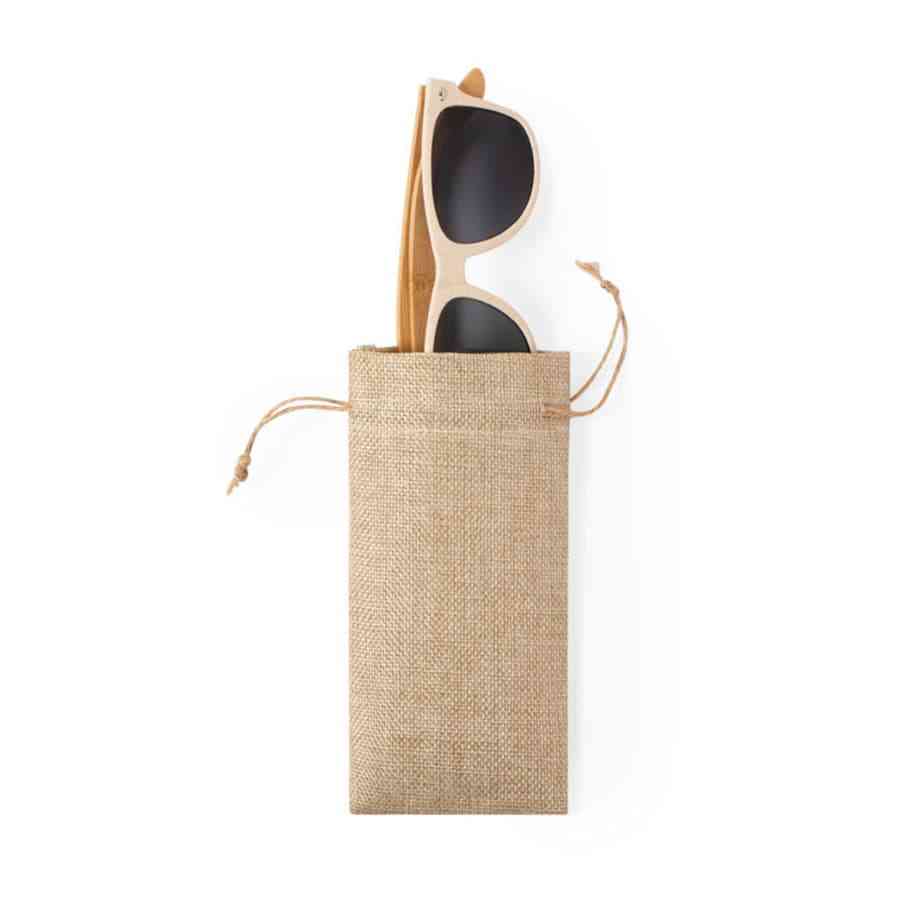 Мешочек для очков SILMAX, бежевый, 9 х 18 см, полиэстер - 3