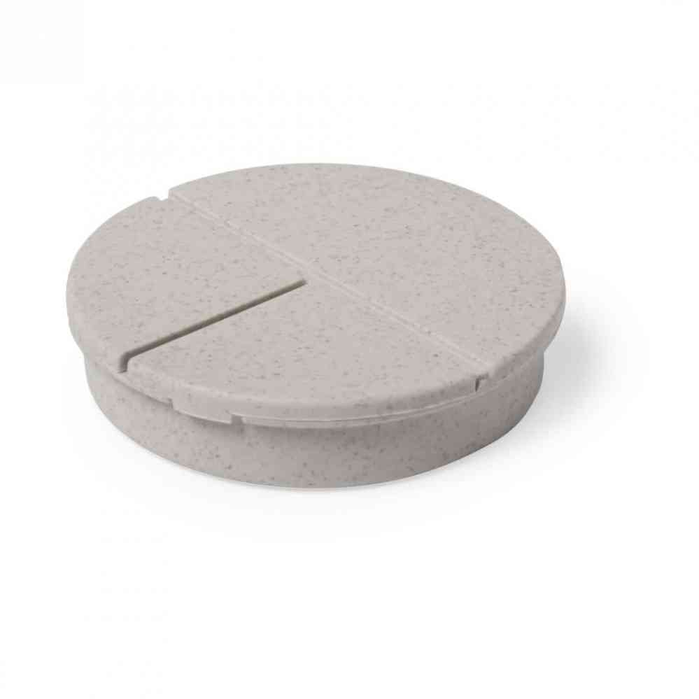 Таблетница BETUR, 3 отсека, h=1,7 cm, d=7,5 см; пластик, бамбуковое волокно №1