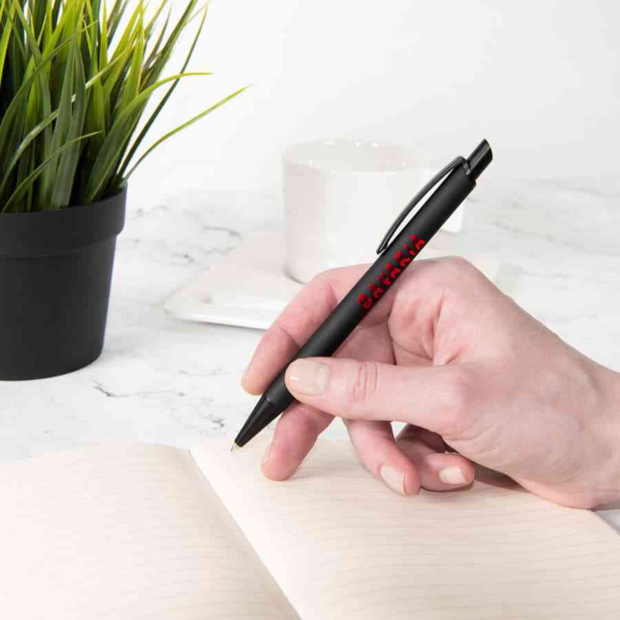 Ручка шариковая ENIGMA, металл, софт-покрытие - 5