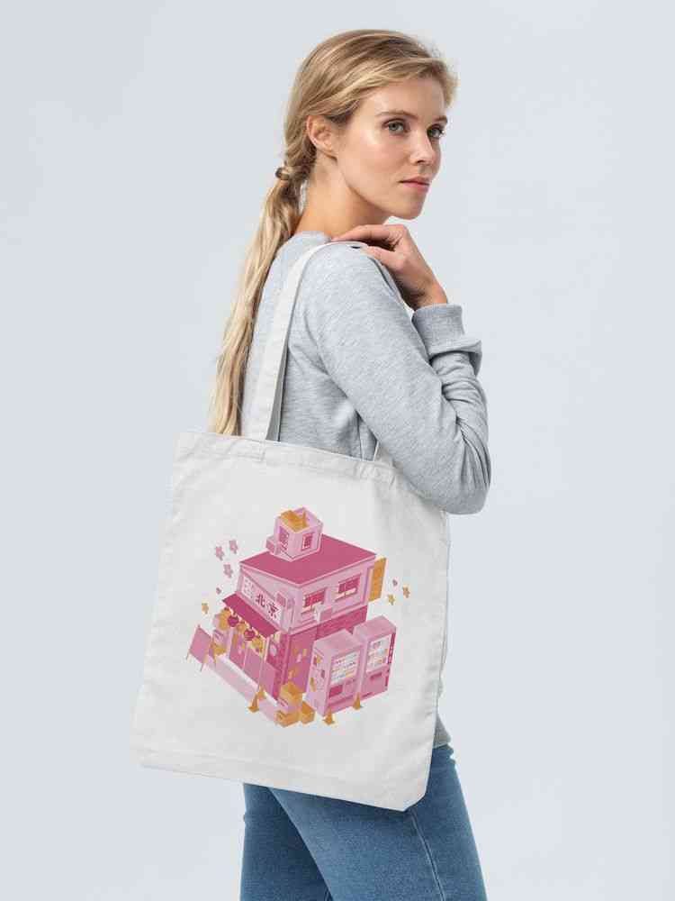 Холщовая сумка &laquo;Осака. Рамен&raquo;, молочно-белая - 4