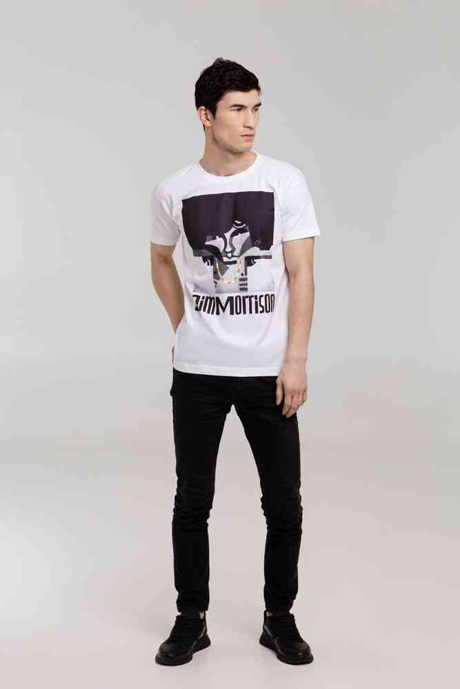 Футболка «Меламед. Jim Morrison», белая - 5