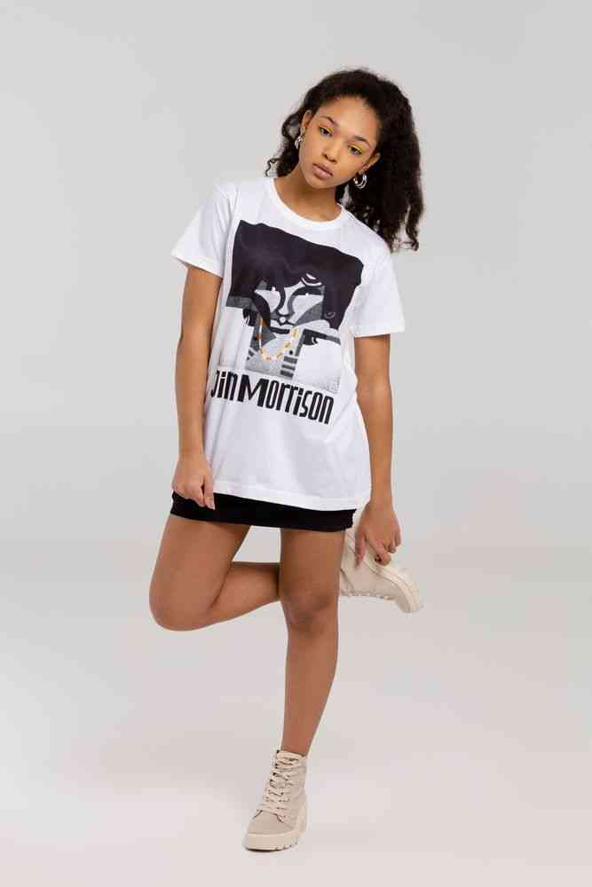 Футболка «Меламед. Jim Morrison», белая - 9