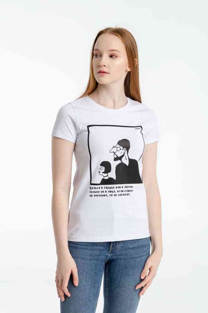 Футболка женская «Леон», белая, ver.2 - 3