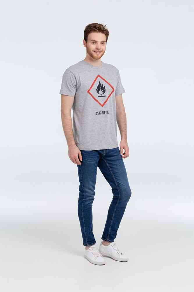 Футболка «Жар-птица», серый меланж - 7