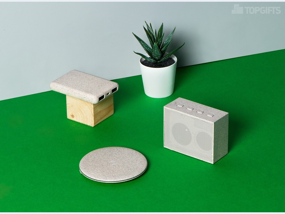 Беспроводное зарядное устройство Wheatty из пшеничной соломы, 5W - 10