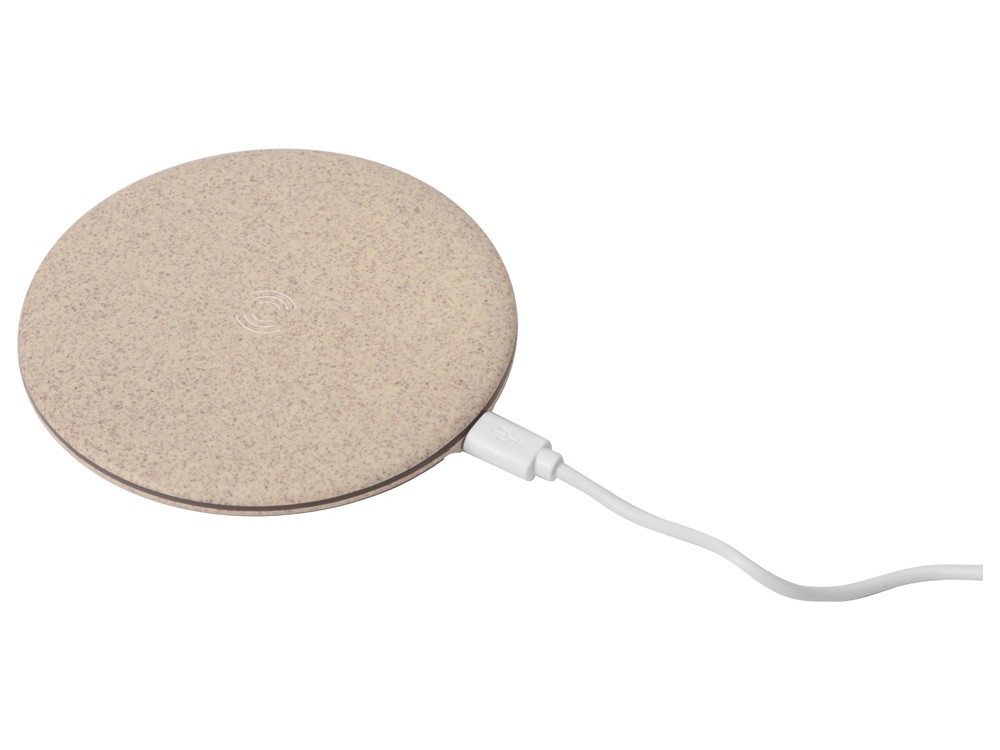 Беспроводное зарядное устройство Wheatty из пшеничной соломы, 5W - 3