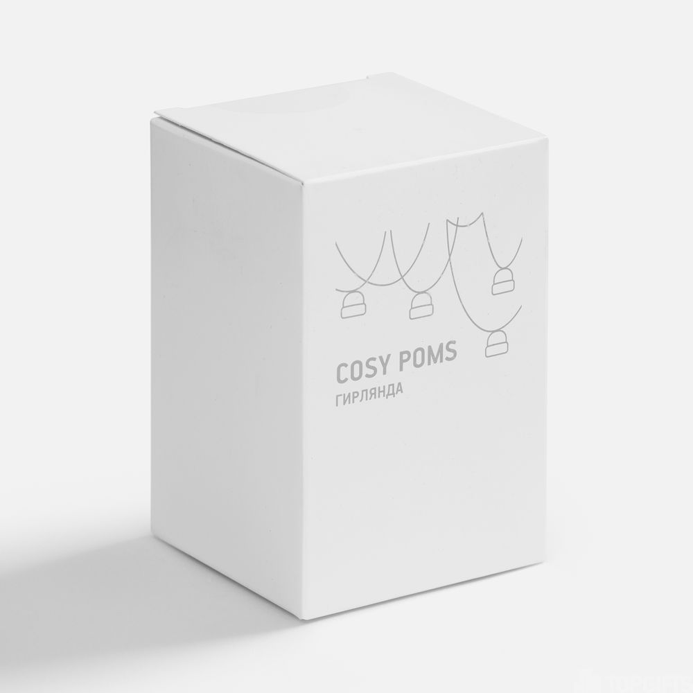 Гирлянда Cosy Poms, синяя - 6