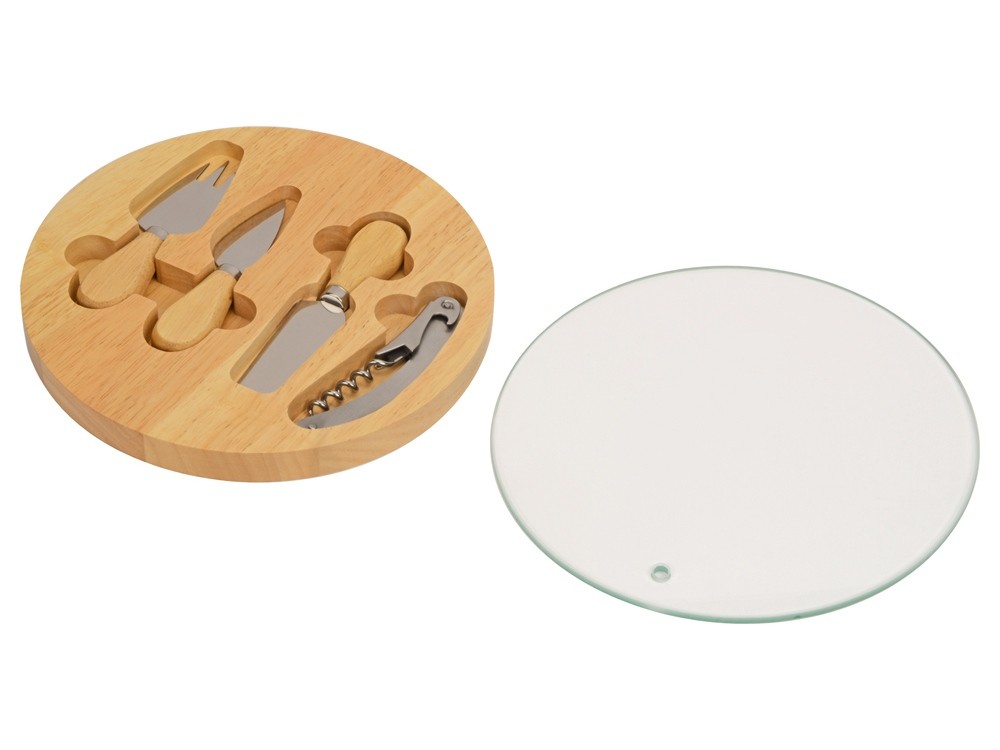 Набор для сыра и вина со стеклянной крышкой Rendezvous - 12