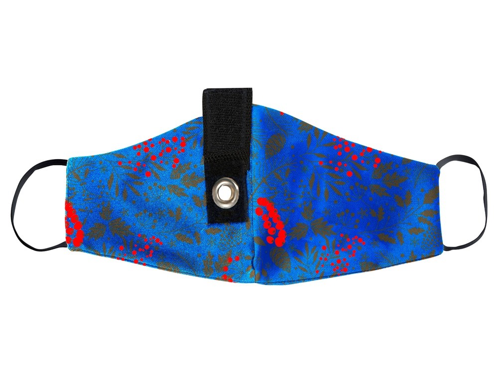 Гигиеническая маска для лица многоразовая с люверсом, для сублимации в крое - 2