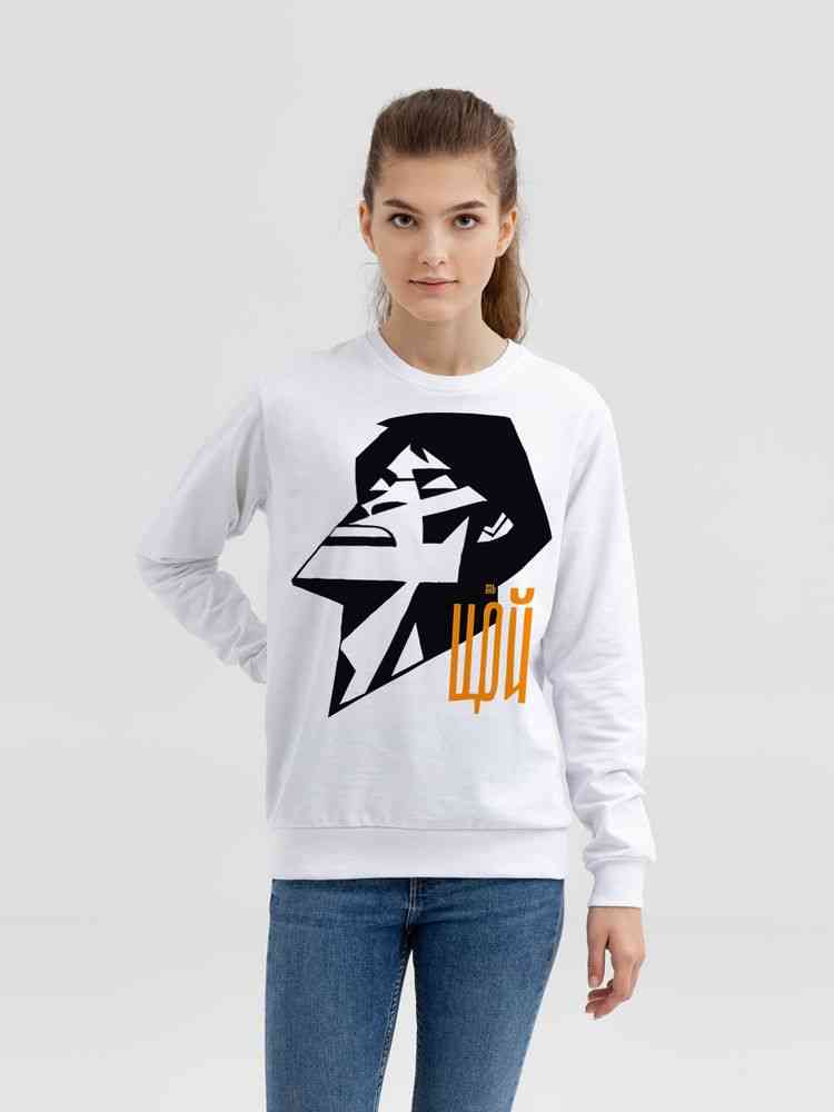 Свитшот «Меламед. Виктор Цой», белый - 2