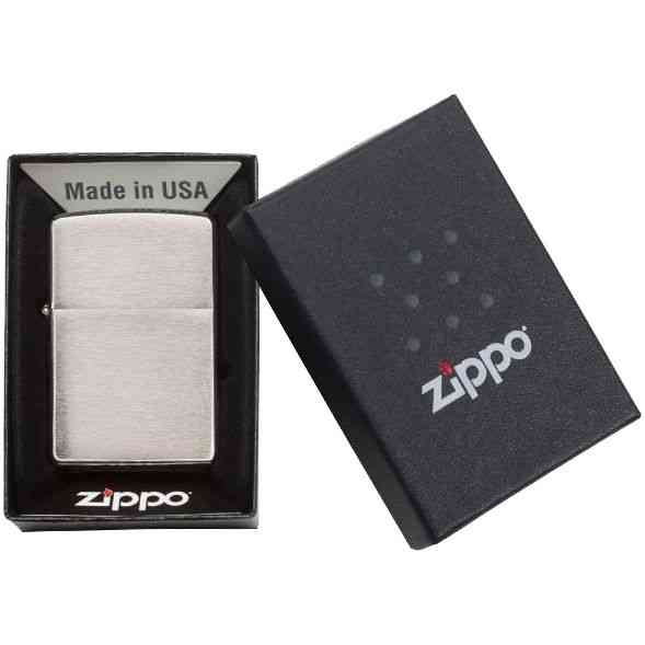 Зажигалка Zippo Armor Brushed, матовая серебристая - 5