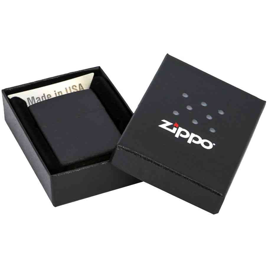 Зажигалка Zippo Classic Matte, матовая черная - 3