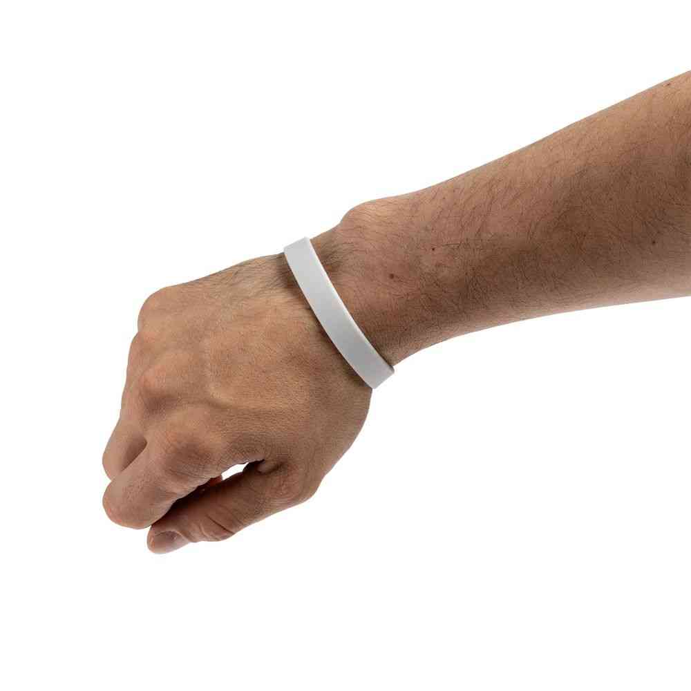 Силиконовый браслет Valley, белый - 2