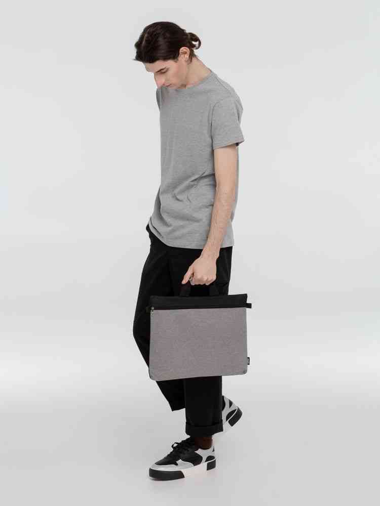 Конференц-сумка Melango, серая - 5