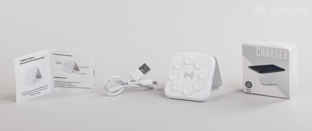 Настольное беспроводное зарядное устройство-подставка "Satellite" - 8