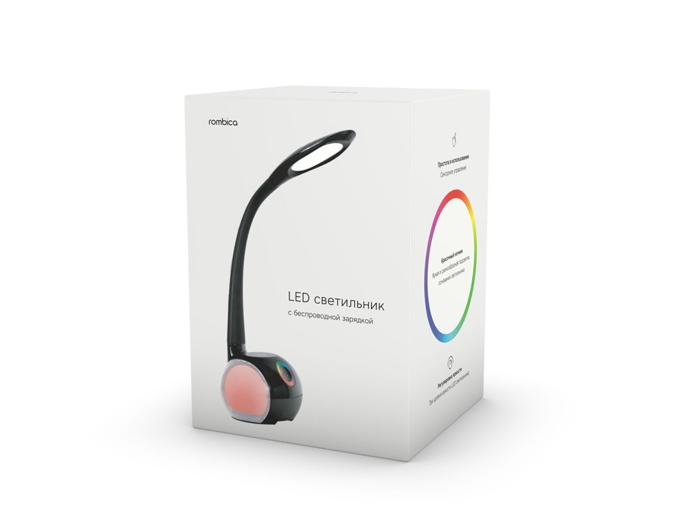 Настольная лампа с беспроводной зарядкой LED Spectra - 7