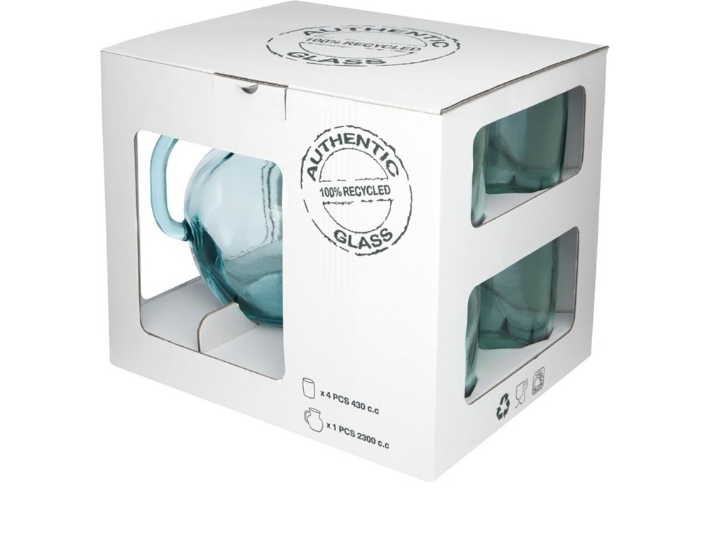 Набор из 5 предметов Terazza из переработанного стекла - 3