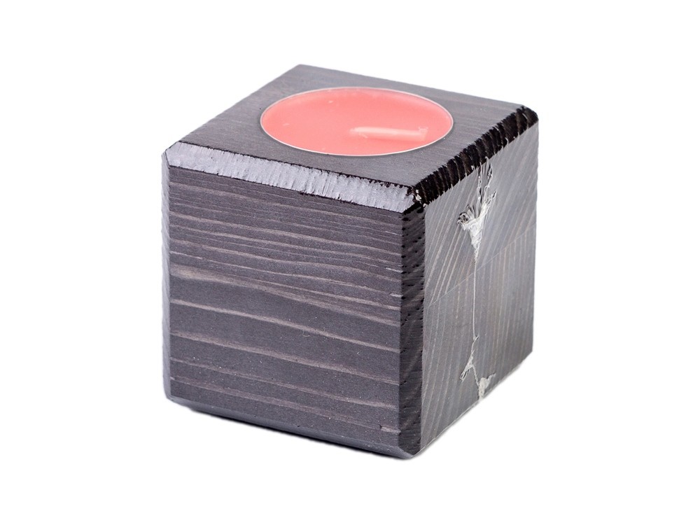 Свеча в декоративном подсвечнике Клубника - 3