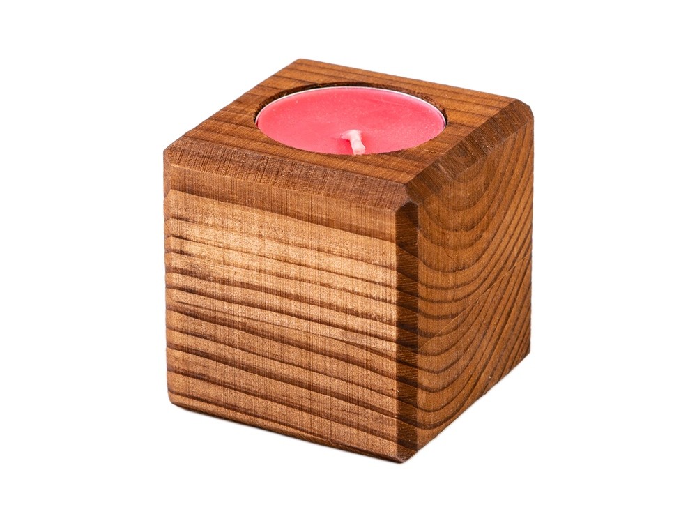 Свеча в декоративном подсвечнике Вишня - 2