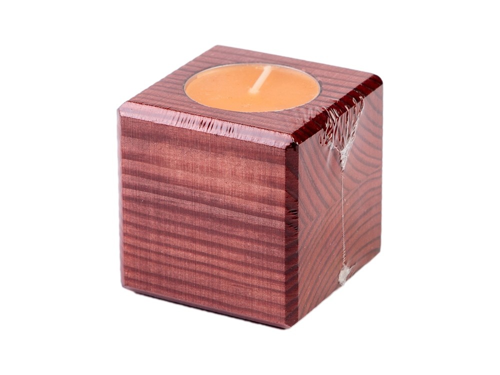 Свеча в декоративном подсвечнике Апельсин - 3