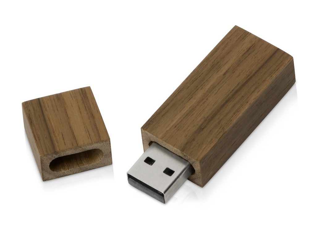 USB-флешка на 16 Гб Woody с магнитным колпачком - 2