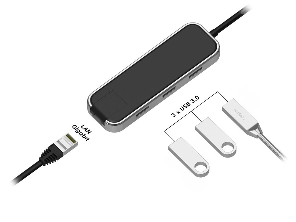 Хаб USB Type-C 3.0 Chronos - 11