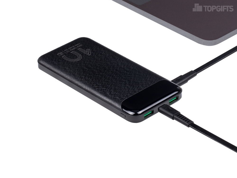 Внешний аккумулятор с дисплеем, 10000 mAh - 12