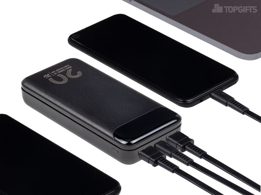 Внешний аккумулятор с дисплеем, 20000 mAh - 13