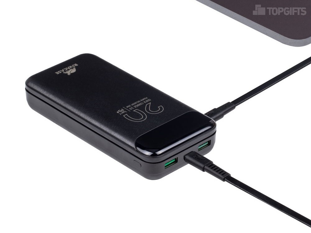 Внешний аккумулятор с дисплеем, 20000 mAh - 12