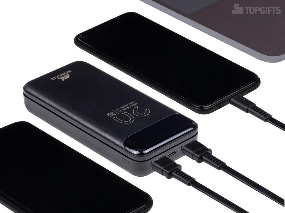 Внешний аккумулятор с дисплеем, 20000 mAh - 13