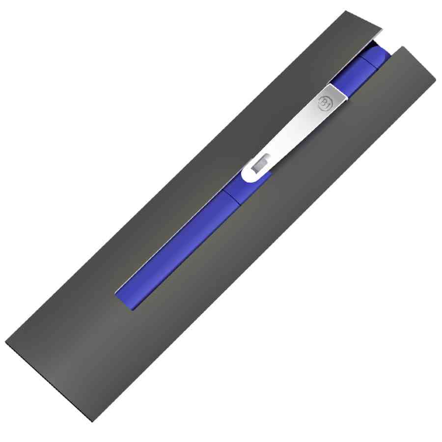 IQ, ручка с флешкой, 8 GB, металл, soft-touch - 2