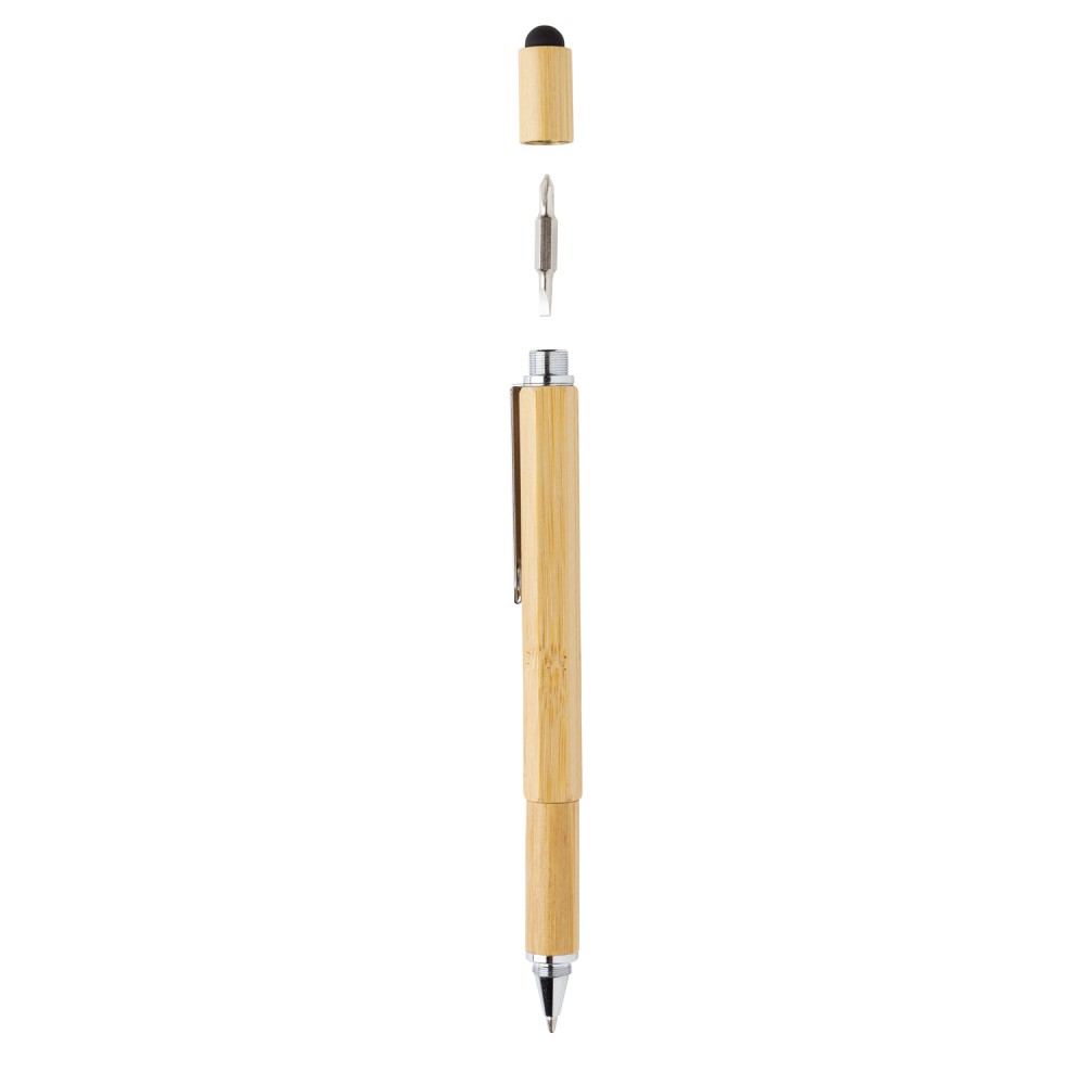 Многофункциональная ручка 5 в 1 Bamboo - 7