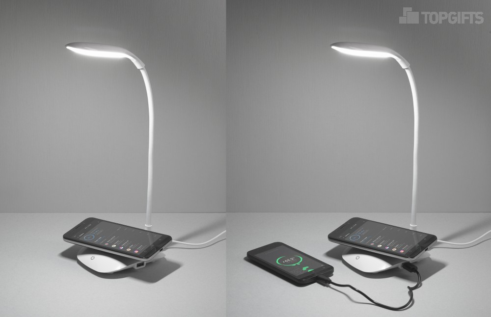 Лампа с беспроводным зарядным устройством "Spotlight" - 4