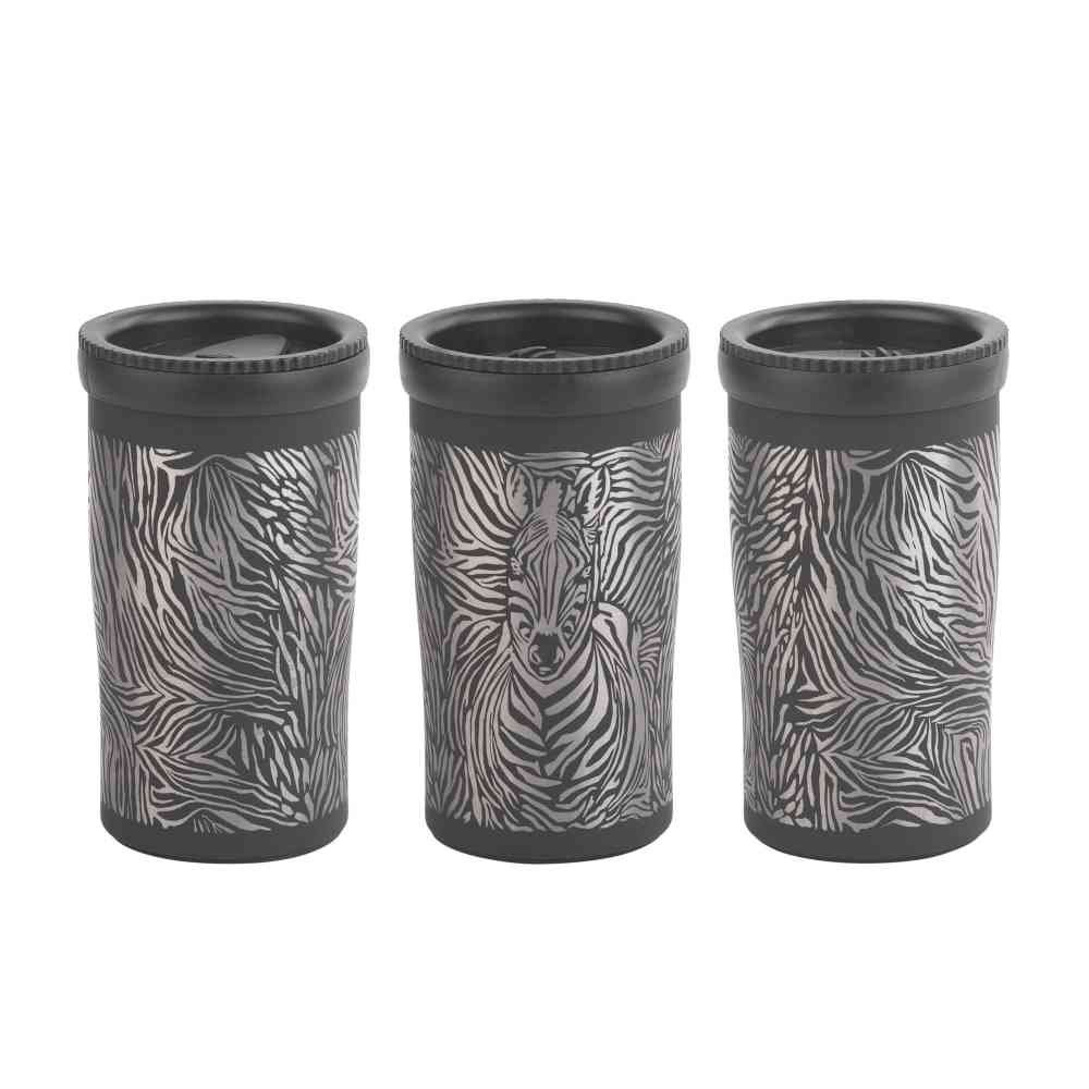 Термостакан "Миссури" 280 мл c гравировкой "Зебра", покрытие soft touch - 3