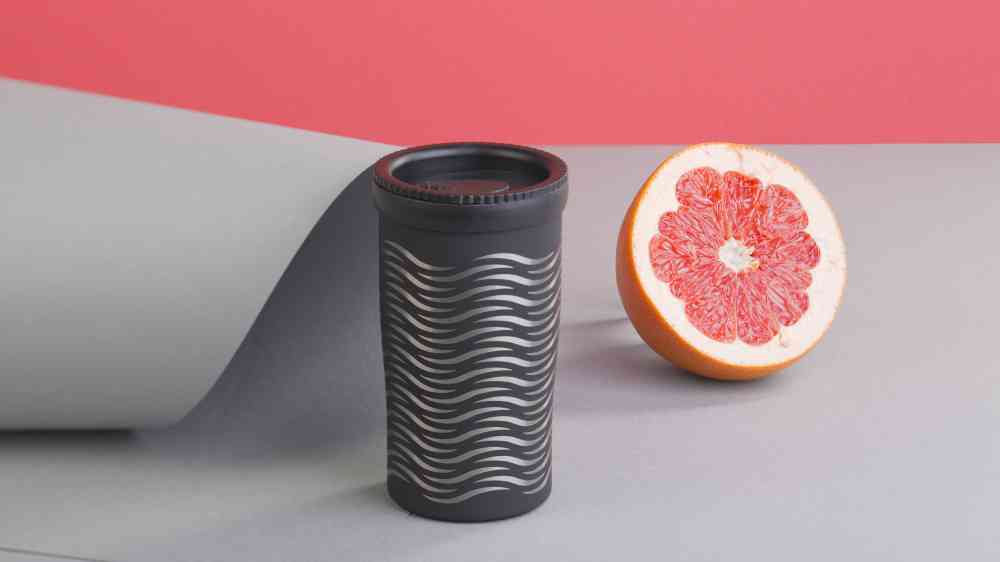 Термостакан "Миссури" 280 мл c гравировкой "Волны", покрытие soft touch - 2