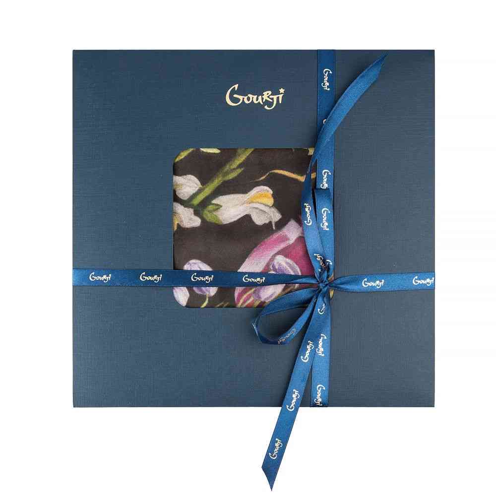 ПЛАТОК "ГЕРБАРИЙ" 120Х120 ШЕЛК РОЗОВЫЙ - 3