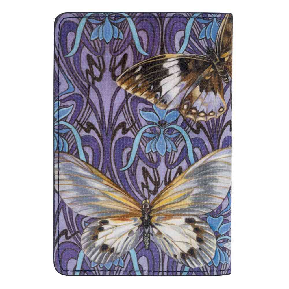 Обложка для паспорта Gourji "Бабочки" 95х135 сафьяно - 2
