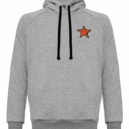 Толстовка с капюшоном Gourji "Отличник" серая L - 2