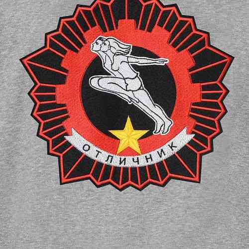 Толстовка с капюшоном Gourji "Отличник" серая L - 3