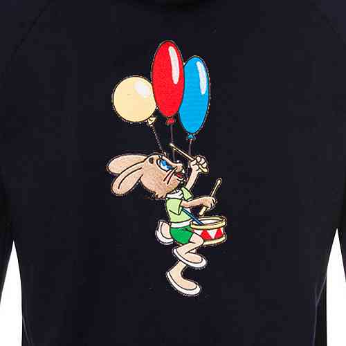 Толстовка с капюшоном Gourji "Ну, погоди" черная L - 3