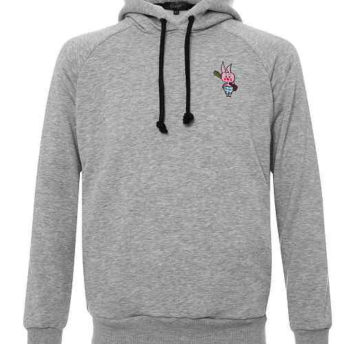 Толстовка с капюшоном Gourji "Винни-Пух" серая L - 2