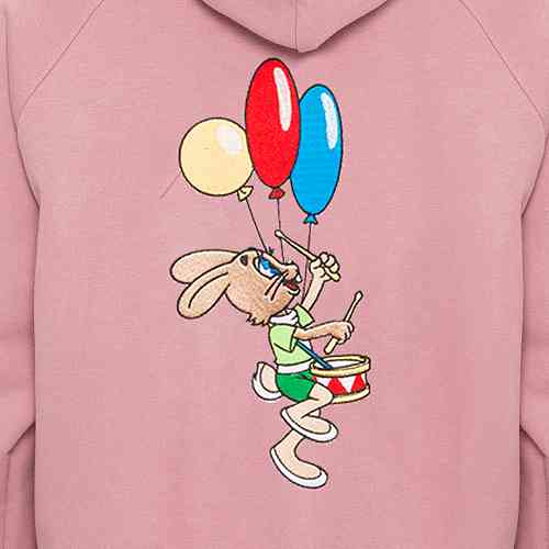 Толстовка на молнии Gourji "Ну, погоди" розовая L - 3