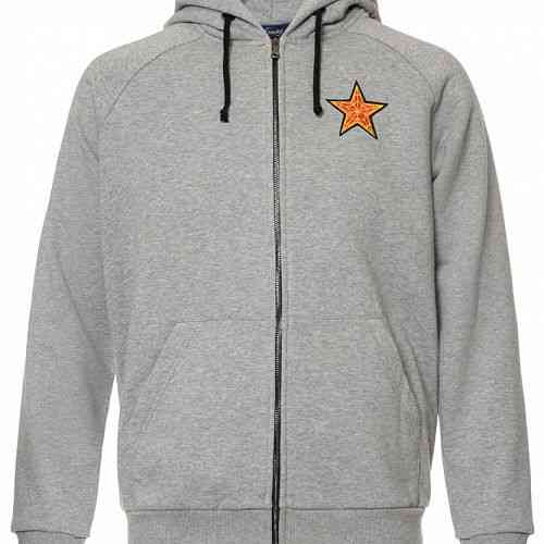 Толстовка на молнии Gourji "Отличник" серая L - 2