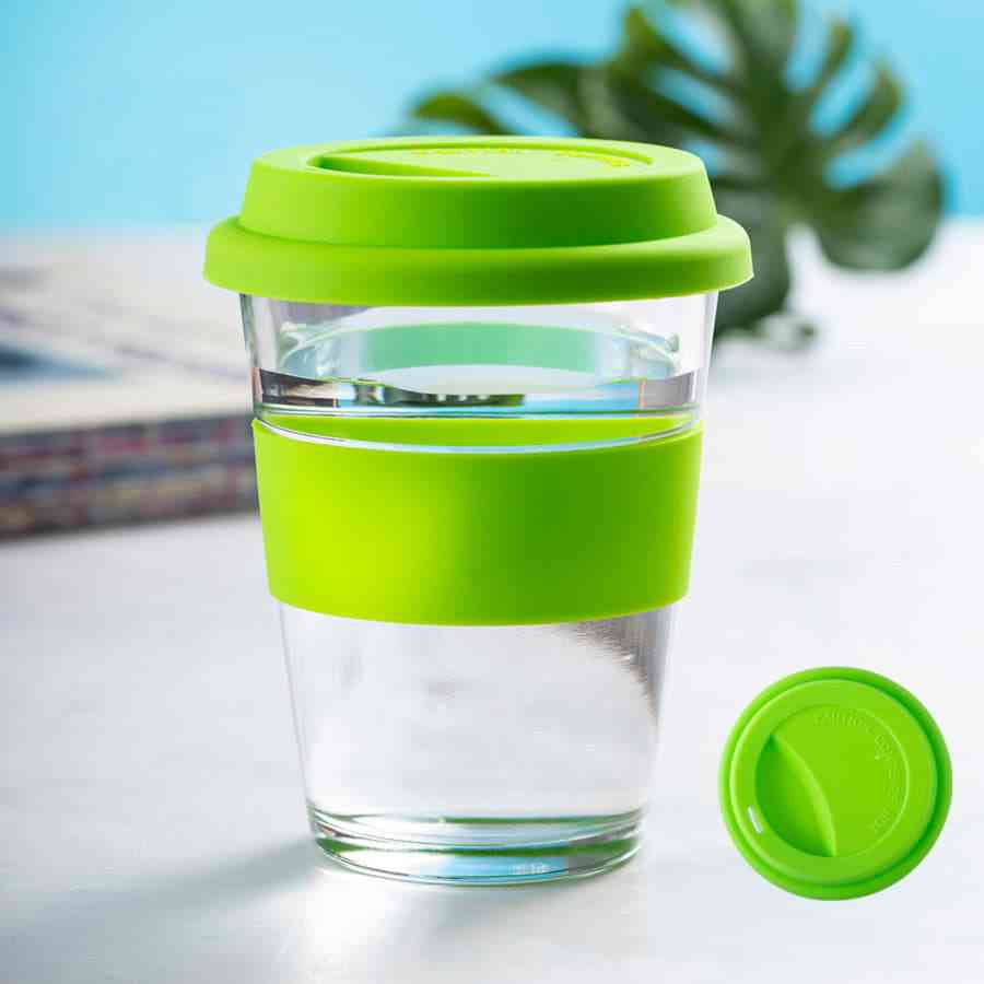 Стакан COLOR с силиконовой крышкой - 5