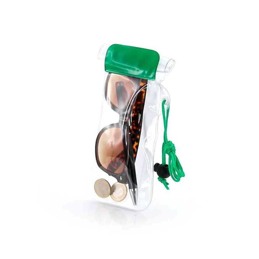 Чехол водонепроницаемый WATERPRO, зеленый, 9.5 x 23 см, ПВС - 6