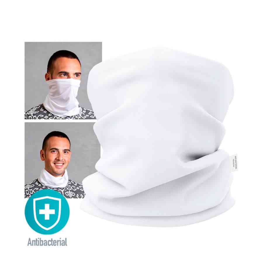 Шарф-бандана NICAL, белый, 48 x 26 см, антибактериальный полиэстер - 6