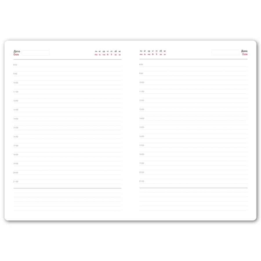 Ежедневник недатированный Campbell, формат А5,  в линейку - 7