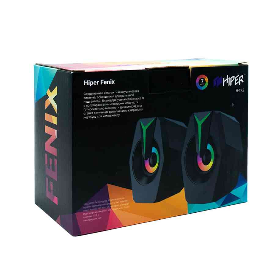 Колонки игровые HIPER FENIX, черный №2